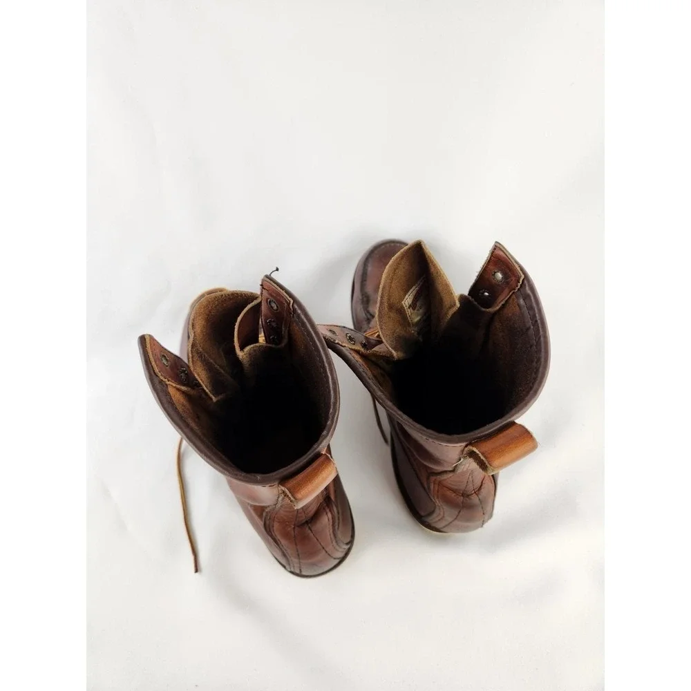 Vintage Red Wing heritage boots #10877  Sz 12 Tall Leather Work Field Roof Shoes